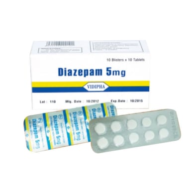 Diazepam là thuốc giãn cơ sử dụng phổ biến trong điều trị viêm khớp thái dương hàm