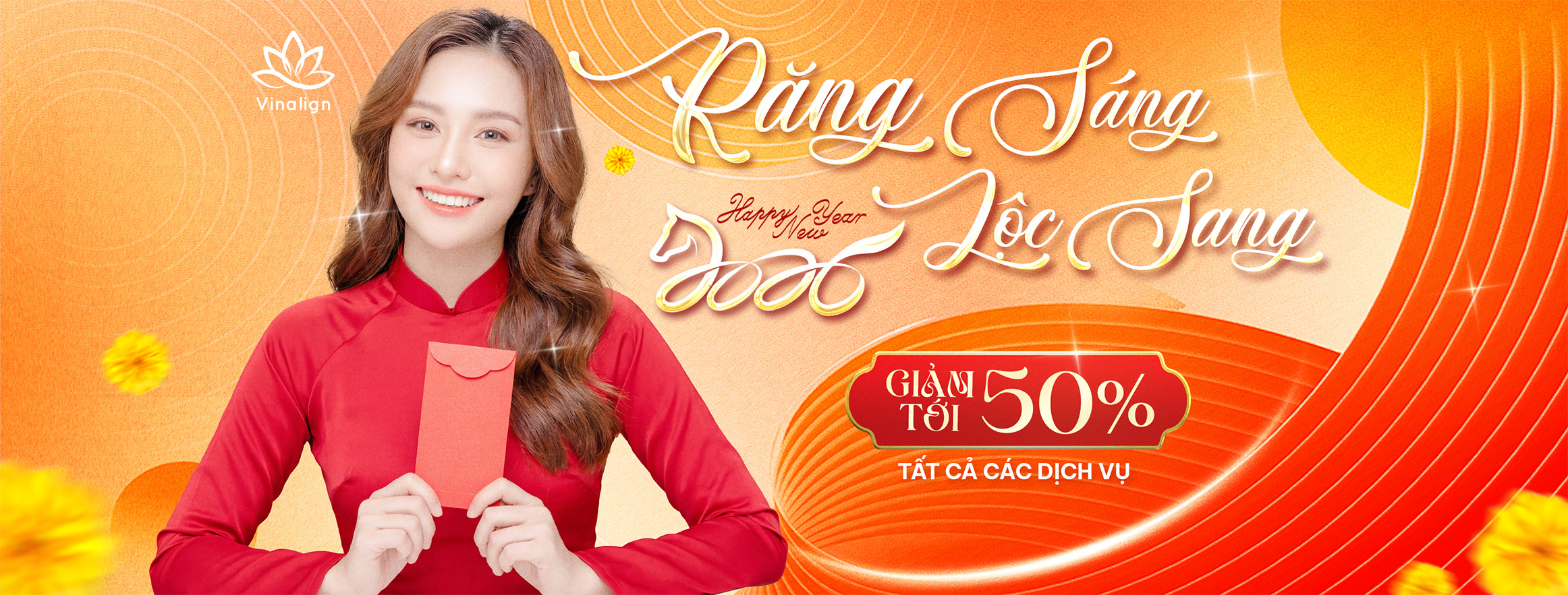 banner ưu đãi nha khoa đón Tết